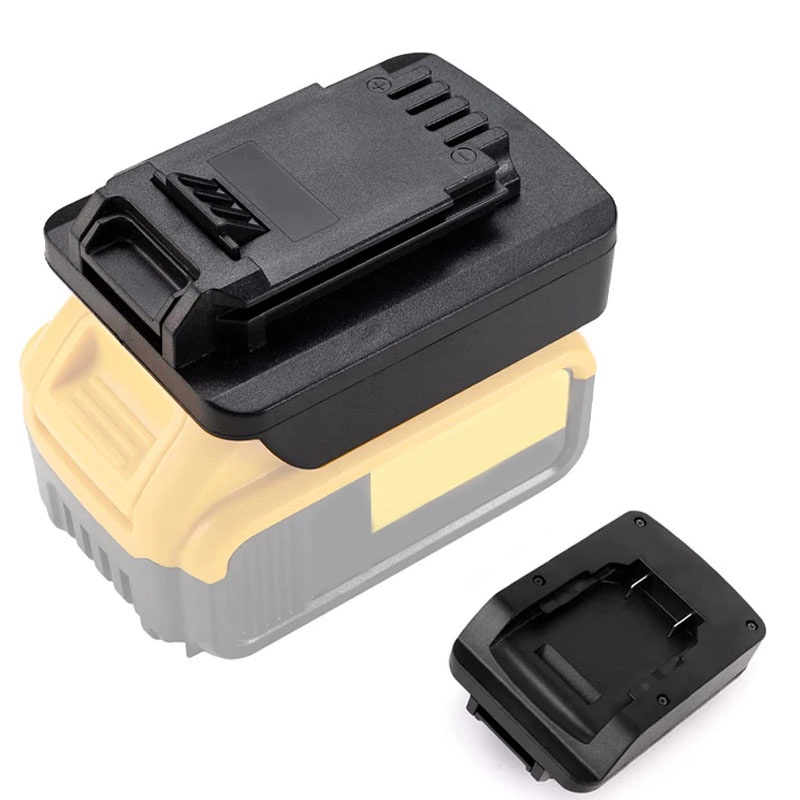 ตัวแปลงอะแดปเตอร์แบตเตอรี่สําหรับ Dewalt 18V/20V แบตเตอรี่ลิเธียมแปลงสีดํา & Decker/สายเคเบิลพอร์ต/Stanley 20V เครื่องมือแบตเตอรี่