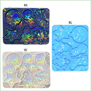Redd แม่พิมพ์ซิลิโคน เรซิน อีพ็อกซี่ รูปเกล็ดหิมะ คริสต์มาส สําหรับทําเครื่องประดับ DIY