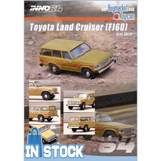 [ของแท้] Inno64 1/64 รถหล่อ - คาสต์ - Toyota Land Cruiser FJ60 มะกอกเขียว