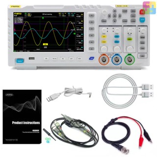 [ขายดี] Fnirsi-1014d เครื่องกําเนิดสัญญาณ หน้าจอ LCD 7 นิ้ว 100MHz* 2 Ana-log