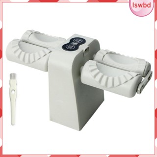 [lswbd] เครื่องทําเกี๊ยวไฟฟ้า แบบสองหัว ชาร์จ USB สําหรับร้านอาหาร ครัวเรือน