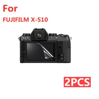 2 ชิ้น ฟิล์มกระจกนิรภัยกันรอยหน้าจอกล้อง แบบใส สําหรับ For Fujifilm X-S10 XS10