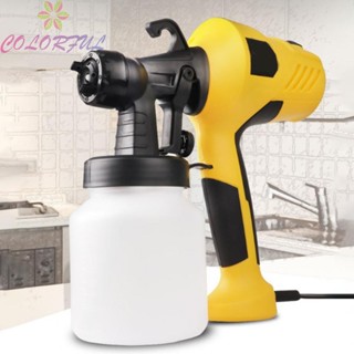 【COLORFUL】Electric Spray-Gun High Pressure Oil Sprayer US Plug Paint Spray-Gun with Nozzle