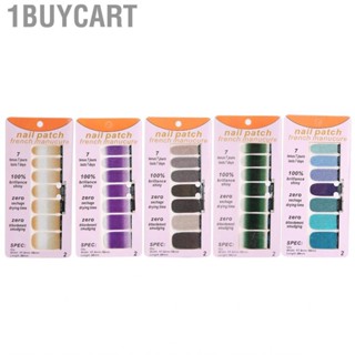 1buycart DIY Nail Wraps  Polish Strip Self‑Adhesive Decals Good Durability Widely Used for Man Home