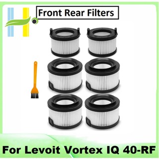 แผ่นกรอง HEPA 6 ชิ้น สําหรับเครื่องดูดฝุ่น Levoit Vortex IQ 40-RF