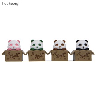 [hushcorgi] ตุ๊กตาแพนด้าน่ารัก ขนาดเล็ก สําหรับตกแต่งบ้าน สวน