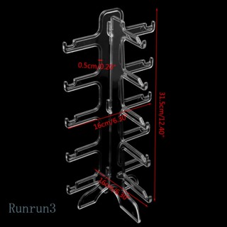 Run ชั้นวางแว่นตากันแดด 5 ชั้น ทนทาน สําหรับโชว์ในบ้าน