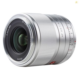 Banana_pie VILTROX AF23 F1.4M เลนส์กล้องโฟกัสอัตโนมัติ APS-C F1.4 รูรับแสงขนาดใหญ่ 23 มม. เมาท์ M แบบเปลี่ยน สําหรับ EOS M3 M5 M6 M6 Mark II M7 M10 M50 M50 Mark II M100