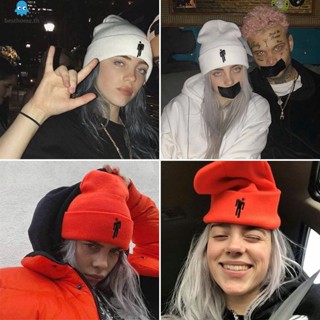 หมวกบีนนี่ลําลอง ปักลาย Billie Eilish สไตล์ฮิปฮอป ทนทาน ใช้ซ้ําได้ แฟชั่นฤดูหนาว สําหรับผู้ชาย และผู้หญิง