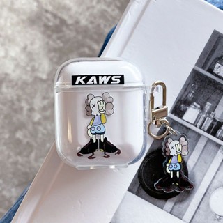 เคสหูฟังบลูทูธ TPU นิ่ม กันกระแทก ลายการ์ตูน Kaws สําหรับ Airpods Pro 2 3 1