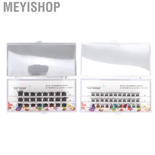 Meyishop Individual Lashes Extensions   Comfortable Wear Improve Efficiency Easily Clamp Chemical Fiber for Public Women