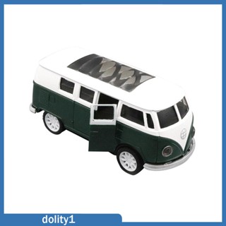 [Dolity1] โมเดลรถบัสอัลลอย สเกล 1/32 12.5x4.8x5.5 ซม. พร้อมประตูเปิดได้ ของเล่นเสริมการเรียนรู้ สําหรับเด็กผู้ชาย และเด็กผู้หญิง