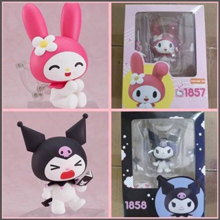 โมเดลฟิกเกอร์ Nana Q Version Sanrio Kuromi Melody เหมาะกับของขวัญ ของเล่นสําหรับเด็ก ตกแต่งบ้าน เก็บสะสม