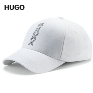 Hugo หมวกเบสบอลลําลอง ของแท้ 100% สีพื้น สไตล์ฮิปฮอป เหมาะกับทุกเพศ