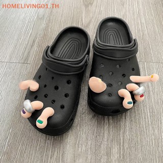 Onehome ตัวติดรองเท้า Crocs 3D แบบแมนนวล อุปกรณ์เสริม สําหรับตกแต่งรองเท้าเด็กผู้ชาย ผู้หญิง ปาร์ตี้วันเกิด DIY