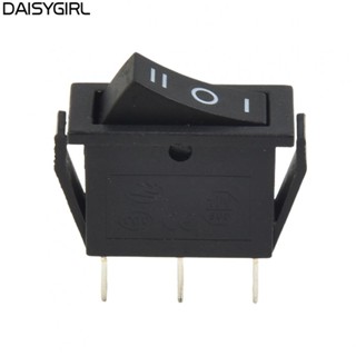 【DAISYG】Rocker Switches Part 12V 16A 250VAC 1pcs 3 Position Black For Car Dash