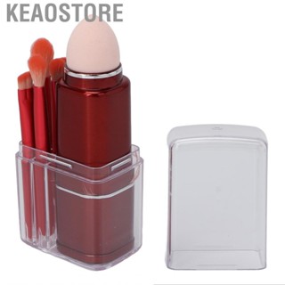 Keaostore Retractable Makeup Brushes Cosmetic Mini 8 in 1 Sponge Brush for Daily Novice