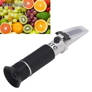 Maxpower 0-32% Brix Meter Tester Refractometer Portable Handheld ATC เครื่องวัดน้ำตาลสำหรับเครื่องดื่ม