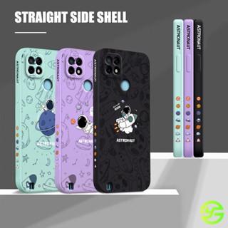 เคส Realme C21Y C25Y C21 C12 C25 C25S C30 C30S C33 C35 C55 Silicone Astronaut Case 2B-SS