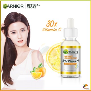 Garnier Light Complete Booster Serum พร้อมวิตามินซี บํารุงผิว (30 มล.) กระจ่างใส / จุดด่างดําจางลง