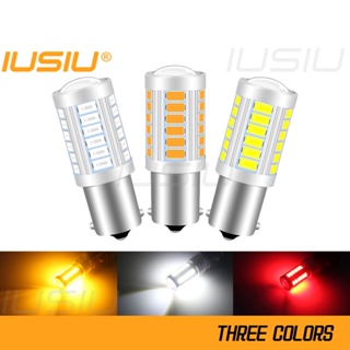 Iusiu ไฟเลี้ยว ไฟเบรก ไฟถอยหลัง 1157 Led 1156 T20 7440 7443 P21W W21W P21 5W W21 5W BA15S BAY15D 5630 33SMD DRL 12v สําหรับรถจักรยานยนต์