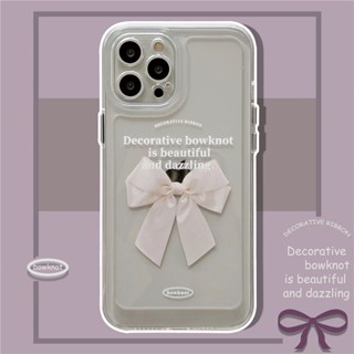 เคสโทรศัพท์มือถืออะคริลิค แบบแข็ง ประดับโบว์อวกาศ สําหรับ Apple Iphone 13 14por 11 12pro max XS XS
