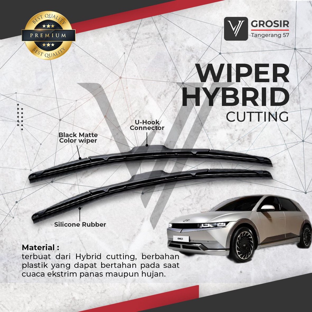 IONIQ 5 HYBRID WIPER 2 ชิ้น