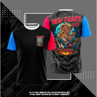 [UNK] เสื้อยืดแขนสั้น พิมพ์ลายหมี Editon ปีใหม่ 2023 สําหรับผู้ชาย และผู้หญิง [UNK] 2023