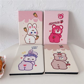 เคสแท็บเล็ตหนัง กันกระแทก ลายการ์ตูนน่ารัก พร้อมขาตั้ง สําหรับ iPad Mini 1 2 3 4 5 6 Air Pro 9.7 2017 18 5th 6th 7th 8th 9th 10th Gen 10.2 นิ้ว 10.5 นิ้ว 11.0 นิ้ว 10.9 นิ้ว 2020 2019 2021 2022