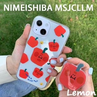 [Lemon] เคสโทรศัพท์มือถือแบบใส ลายการ์ตูนมะนาว สีแดง สําหรับ Iphone 14 14pro 14plus 14promax 7 8 7plus 8plus 11 12 X XS XR XSMAX 11pro 12pro 11promax 12promax 13 13promax