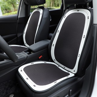 Fashion New Summer Ice Silk Car Cushion Bow Printing Car Breathable Cool Seat Cushion Simple Interior Car seat decorative pad car interior accessories