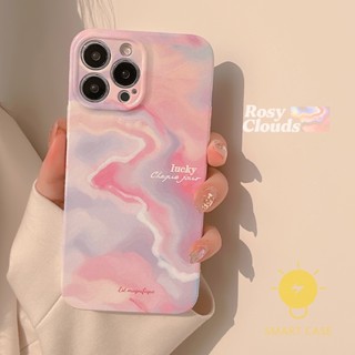 For เคสไอโฟน 14 Pro Max [Pink Wave Hard] เคส Phone Case For iPhone 14 Pro Max Plus 13 12 11 X XS Max XR SE 8 7 For เคสไอโฟน11 Ins Korean Style Retro Classic Couple Shockproof Protective TPU Cover Shell