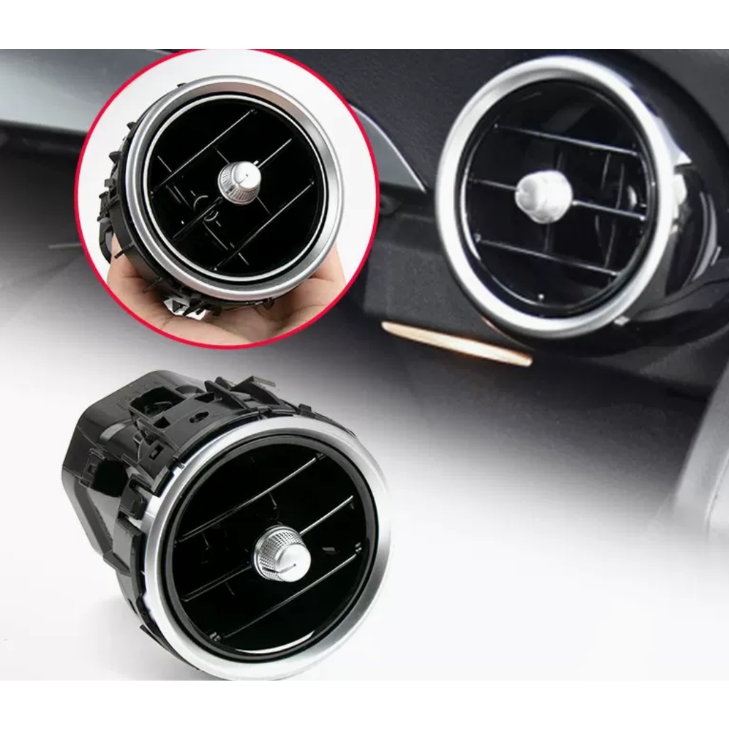 ชุดประกอบช่องแอร์ ทรงกลม สําหรับ Mercedes Benz C-Class GLC-Class W205 W253 C180 C200 GLC260 1 ชิ้น