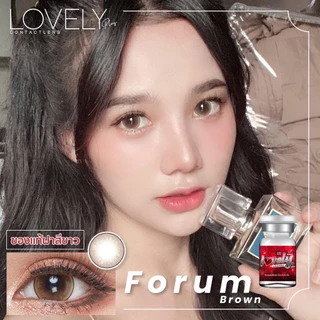คอนแทคเลนส์ 💗 รุ่น Forum (Lovelylens) ขนาดบิ๊กอาย 💗 สี Brown/Gray