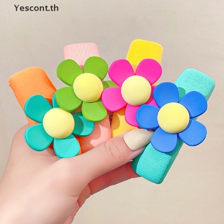 Yescont กิ๊บติดผม ลายดอกไม้ สีสันสดใส เครื่องประดับ สําหรับผู้หญิง