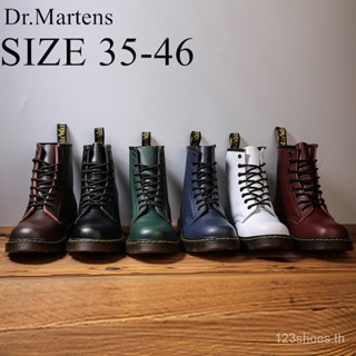 Dr.martens รองเท้าบูทมาร์ติน หนังวัวแท้ ข้อสูง สไตล์เรโทร แฟชั่นคลาสสิก สําหรับผู้หญิง 7FMP