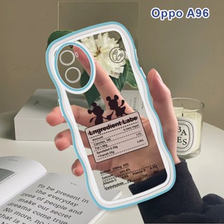 เคส OPPO A17 A17K A36 A76 A77S A57 A77 2022 A96 4G 5G เคสโทรศัพท์มือถือ แบบนิ่ม ลายการ์ตูนมิกกี้ มินนี่ เมาส์ กันกระแทก ป้องกันกล้อง