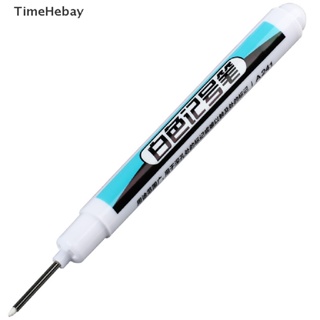 Timehebay ปากกามาร์กเกอร์ กันน้ํา สีขาว 0.7 1.0 2.5 มม. สําหรับยางรถยนต์