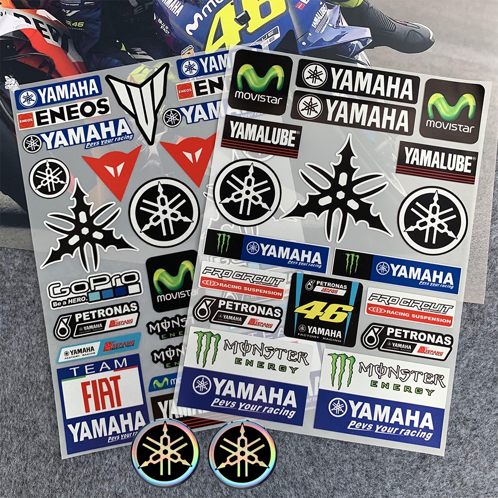 สติกเกอร์ yamaha โลโก้ สติกเกอร์ติดหมวกกันน็อค ดัดแปลง สําหรับ Yamaha xmax300 nmax tricity grand fil