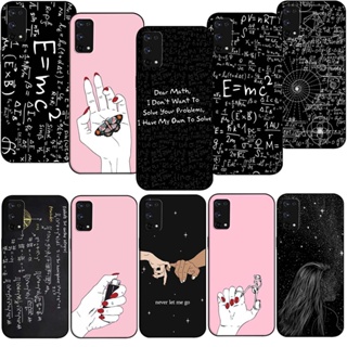 เคสโทรศัพท์มือถือซิลิโคน TPU แบบนิ่ม ลาย AM73 Maths vector background สําหรับ Realme C55 GT Neo5 SE GT3 10T Narzo N55