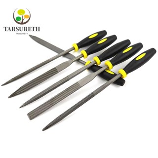 Tarsureth ตะไบแกะสลักไม้ ทรงสามเหลี่ยม ขนาดเล็ก สําหรับงานไม้ โลหะ 6 ชิ้น
