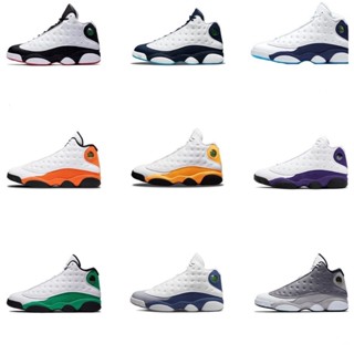 Nike air Jordan 13 AJ13 รองเท้ากีฬา รองเท้าบาสเก็ตบอล ทรงสูง ลายแพนด้า สีดํา สีขาว สําหรับผู้ชาย ผู้หญิง GHLH Z146