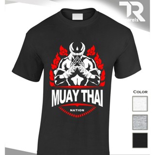 GILDAN ใหม่ เสื้อยืด พิมพ์ลายมวยไทย Mma Ufc Hter พรีเมี่ยม ของขวัญวันฮาโลวีน สําหรับผู้ชาย เพาะกาย【ไซซ์ XS-4XL-5XL-6XL】 384724