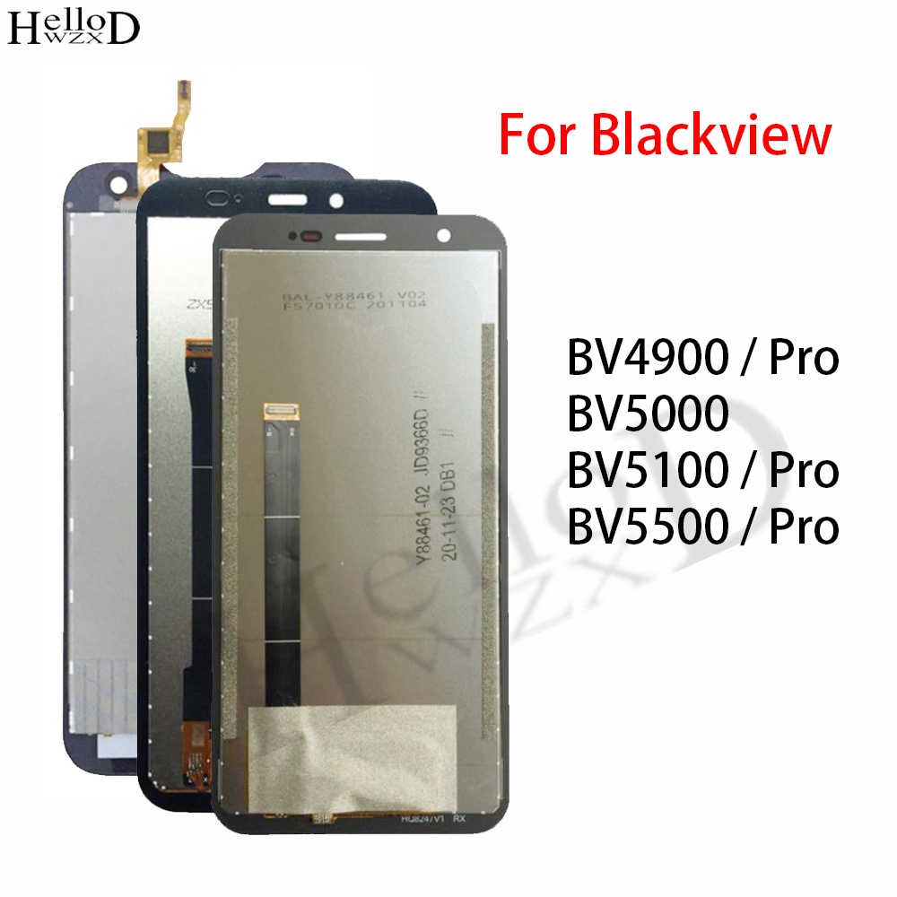 หน้าจอสัมผัส LCD แบบเปลี่ยน สําหรับ Blackview BV4900 BV5000 BV5100 BV5500 Pro