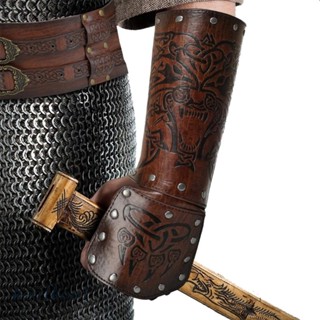 Kool Viking ถุงมือหนังเทียม สไตล์วินเทจ