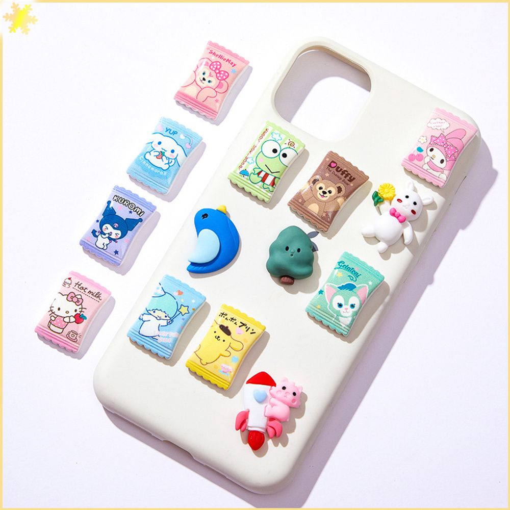 [LBE] Charm Cartoon Candy Bag Diy Crocs Jibbitz Shoe Decoration Diy Phone Case Accessories