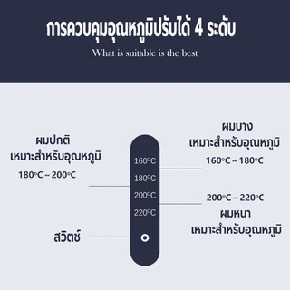ที่หนีบผม เครื่องหนีบผมไฟฟ้า ปรับได้4ระดับ ร้อนเร็วใน10วิ ที่หนีบม้วนผมไฟฟ้า2IN1 เครื่องม้วนผม หนีบผมมีมาตรฐานคุณภาพสูง
