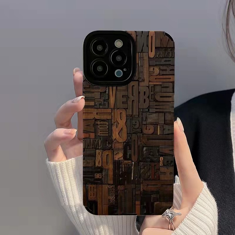 เคสสําหรับiphone 14Pro max 15/16PROMAX 11PRO 12/6/7/8/Plus XR Xmaxภาษาอังกฤษบล็อกน้ําเคสโทรศัพท์รวมทุกอย่างLambskinกันกระแทกปกอ่อน