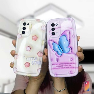 3D vision Realme C35 C33 C30 C30S C11 2021 C21Y C31 C15 C21 C25 C20 C3 C12 C2 C25S 10 5S Cartoon butterfly Matte Shockproof case