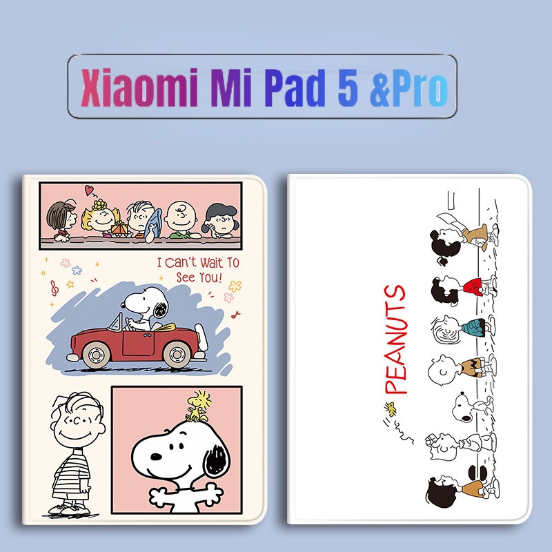 เคสหนัง ฝาพับ ลายการ์ตูน กันกระแทก พร้อมช่องใส่บัตร สําหรับ Xiaomi Mi Pad 6 Mi Pad 6 Pro 11 นิ้ว 2023 Mi Pad 5 Pro 11 Redmi Pad SE 11 Pad 10.61